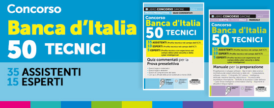 Banner 50 Tecnici Banca d'Italia