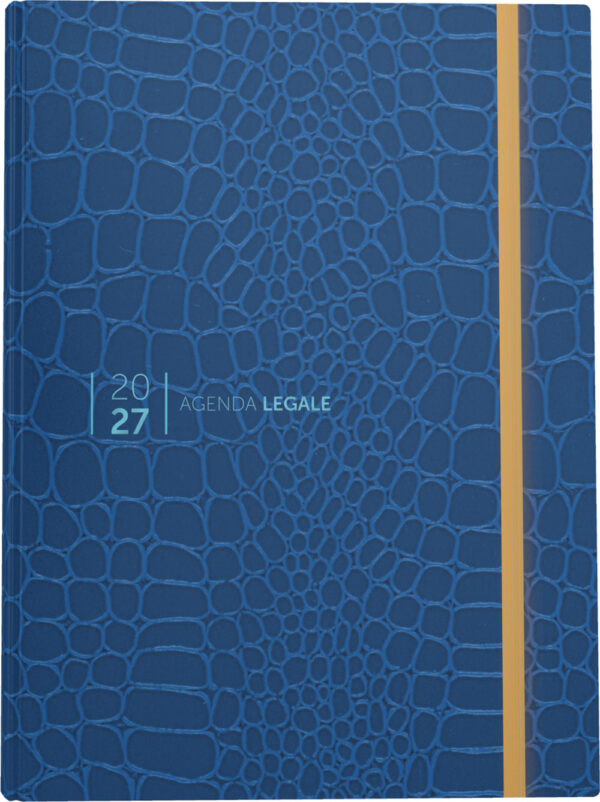 Agenda Legale 2027 Croco Blue con App Agenda Legale PRO - 751/CROCO BLUE