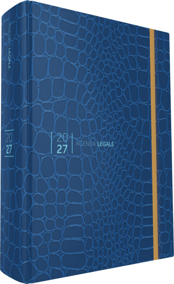 Agenda Legale 2027 Croco Blue con App Agenda Legale PRO - 751/CROCO BLUE