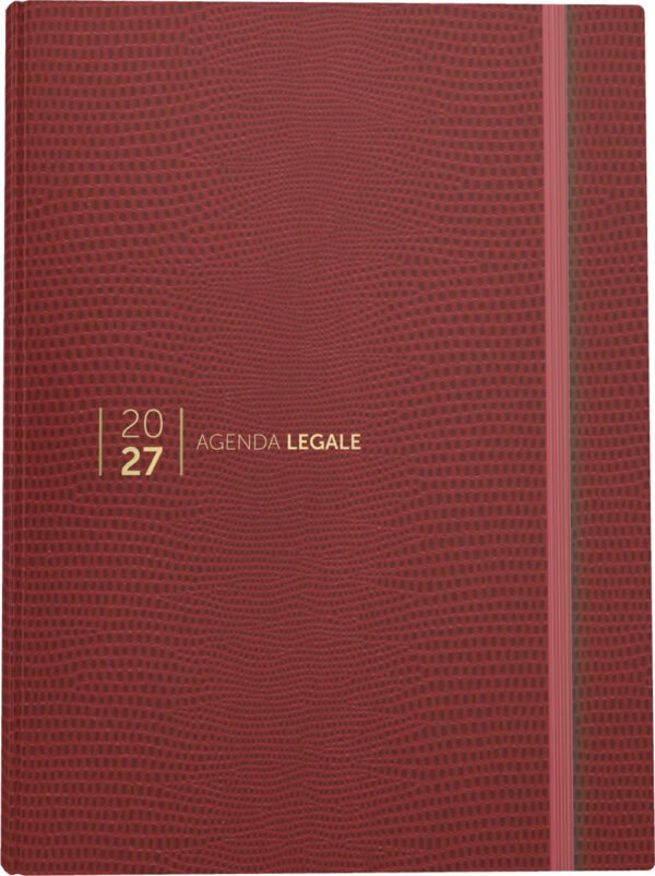 Agenda Legale 2027 Lizard Rossa con App Agenda Legale PRO - 751/LIZARD ROSSA