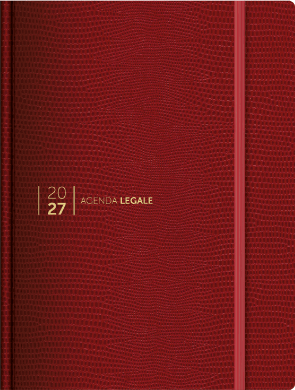 Agenda Legale 2027 Lizard Rossa con App Agenda Legale PRO - 751/LIZARD ROSSA