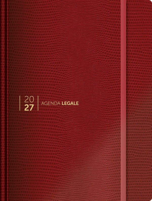 agenda legale 2027 per avvocati lizard rossa