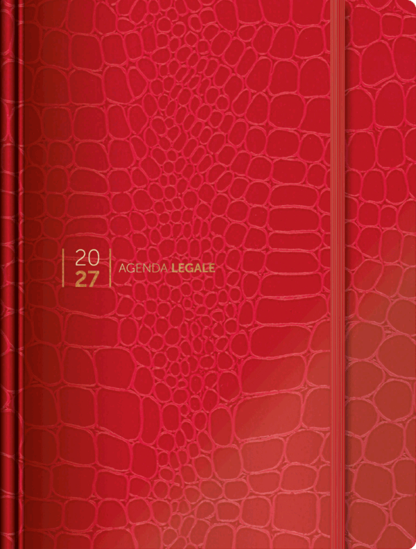 agenda legale 2027 per avvocati croco red rossa