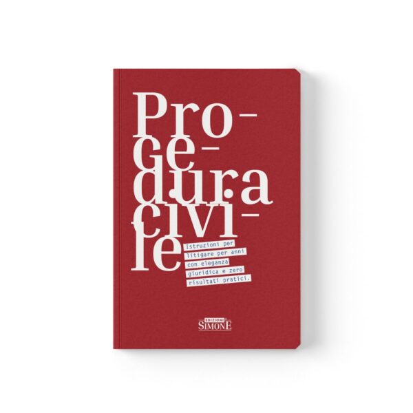 Quaderno a righe di Procedura Civile