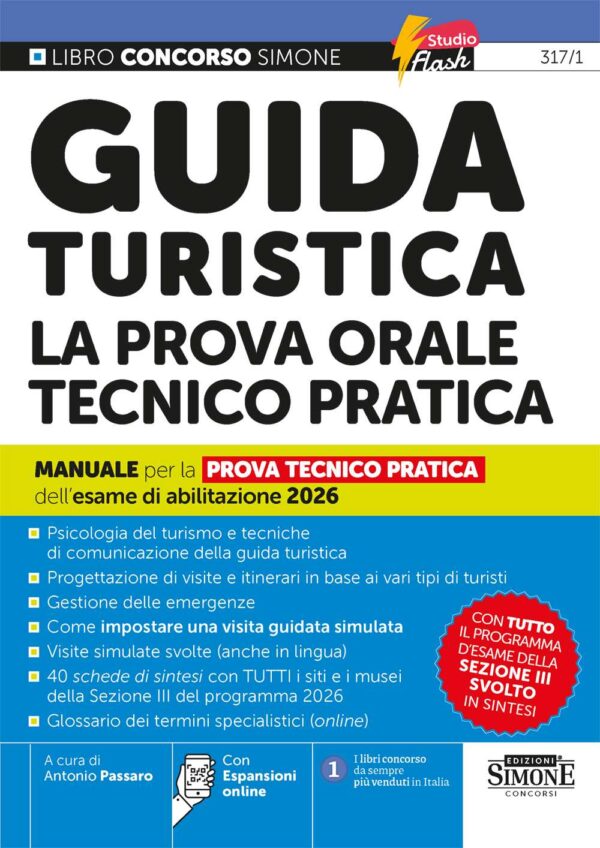 manuale per la prova orale tecnico pratica dell'esame per Guida Turistica 2026
