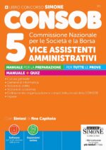 CONSOB Commissione Nazionale per le Società e la Borsa - 5 Vice Assistenti Amministrativi - Manuale