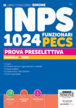Manuale prova preselettiva concorso INPS 1024 funzionari PECS