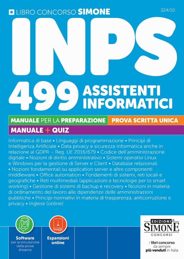 Manuale concorso inps assistenti informatici 2026