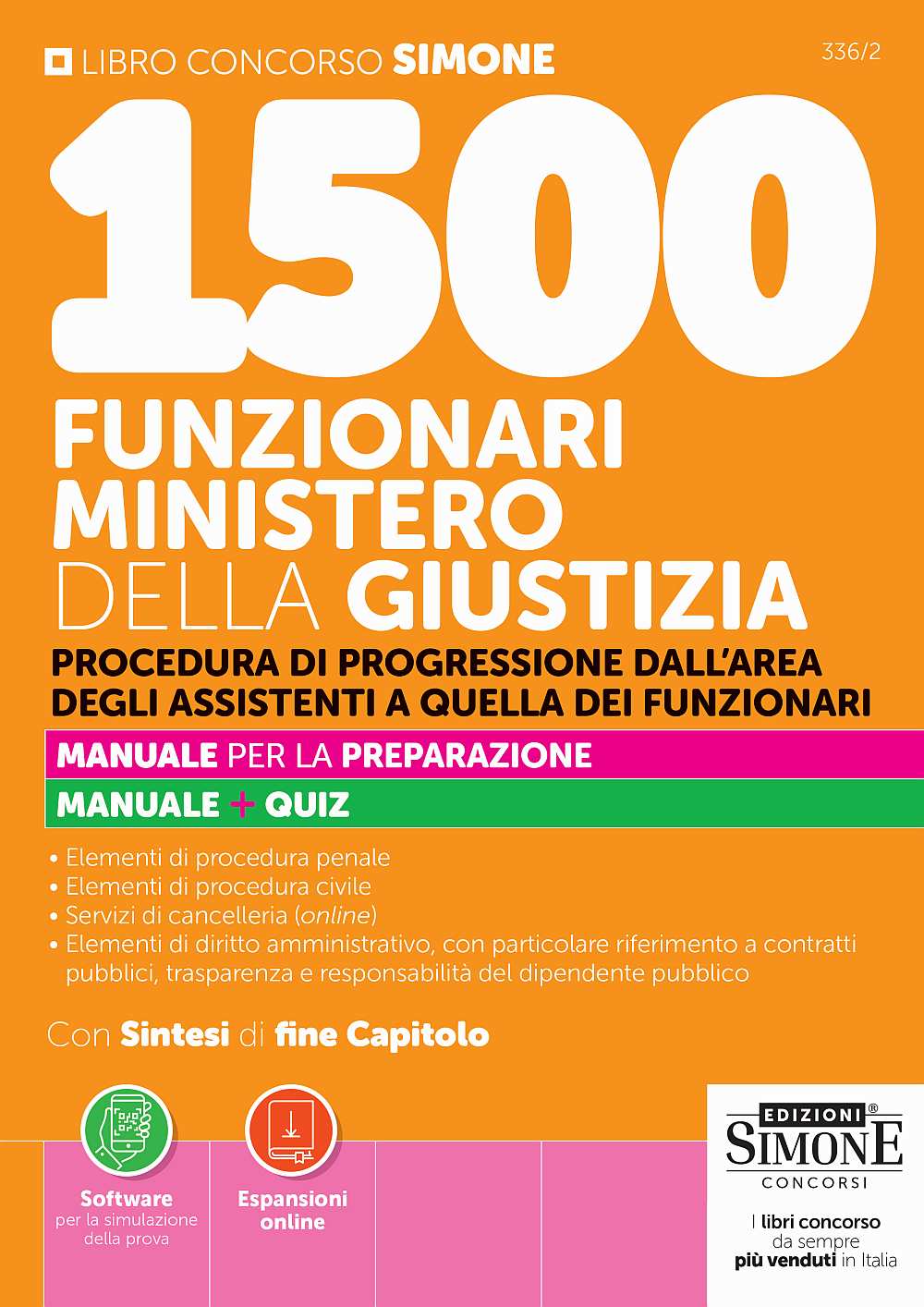 Manuale concorso interno ministero giustizia da assistenti a funzionari