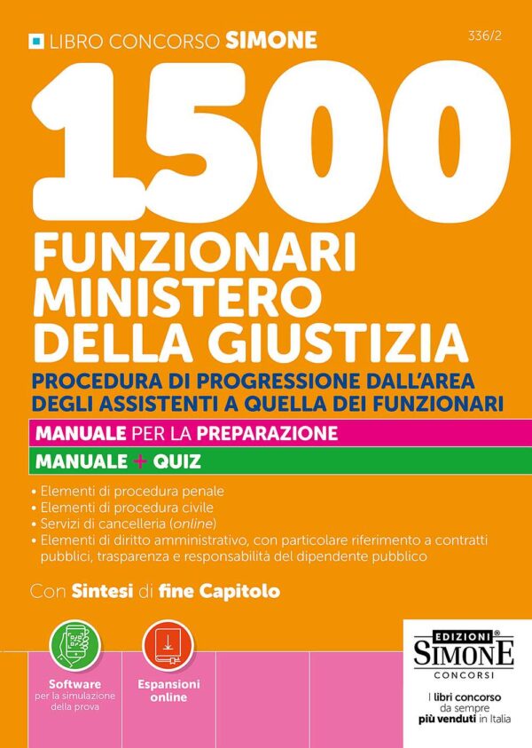 manuale concorso interno ministero giustizia da assistenti a funzionari