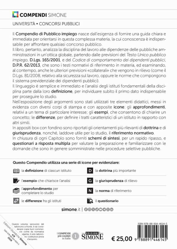 Retro Compendio di Pubblico Impiego