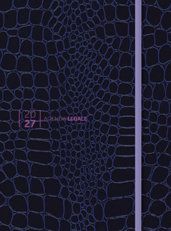 Agenda Legale Croco Purple