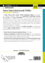 Testo Unico degli Enti Locali (TUEL) D.Lgs. 267/2000 Esplicato minor