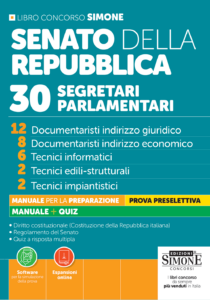 Concorso Senato della Repubblica - 30 segretari parlamentari