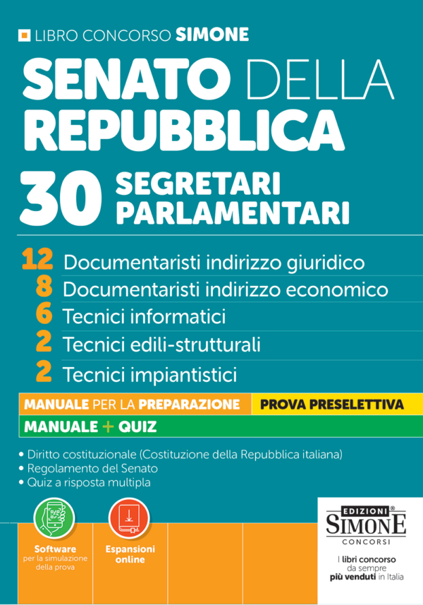 Concorso Senato della Repubblica - 30 segretari parlamentari