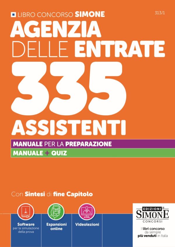 Manuale concorso 335 assistenti agenzia delle entrate 2026