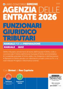 Concorso Agenzia delle Entrate 2026 - Funzionari giuridico tributari - Manuale