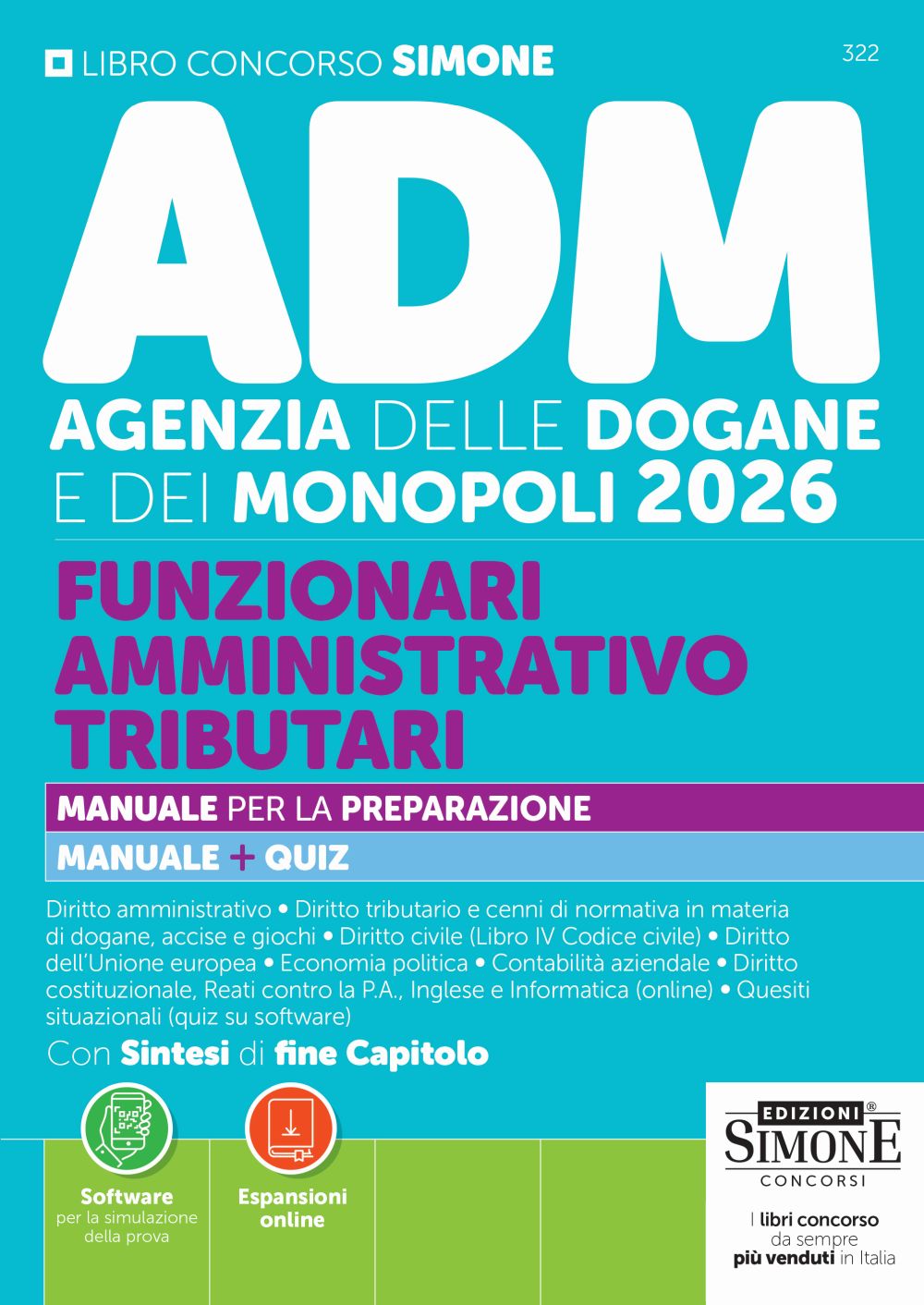 Concorso ADM Agenzia delle Dogane e Monopoli 2026 - Funzionari Amministrativo Tributari
