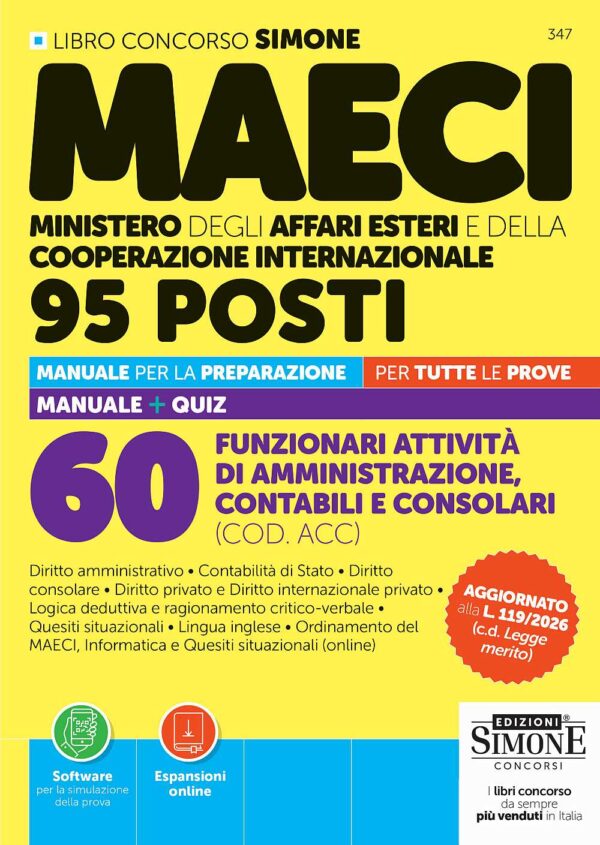 manuale concorso maeci funzionari attività amministrazione