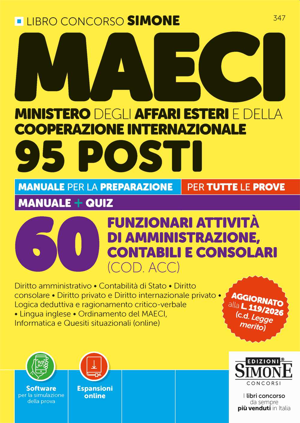 manuale concorso maeci funzionari attività amministrazione