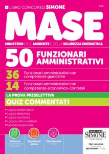 Libro quiz funzionari amministrativi concorso mase