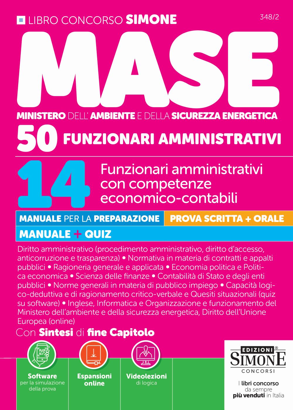 Clicca per ingrandire Concorso MASE – 50 posti – 14 Funzionari amministrativi con competenze economico-contabili