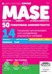 libro concorso funzionari MASE