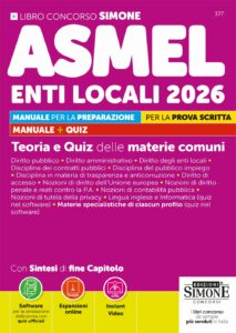 Concorso ASMEL Enti Locali  2026 - Manuale - 377