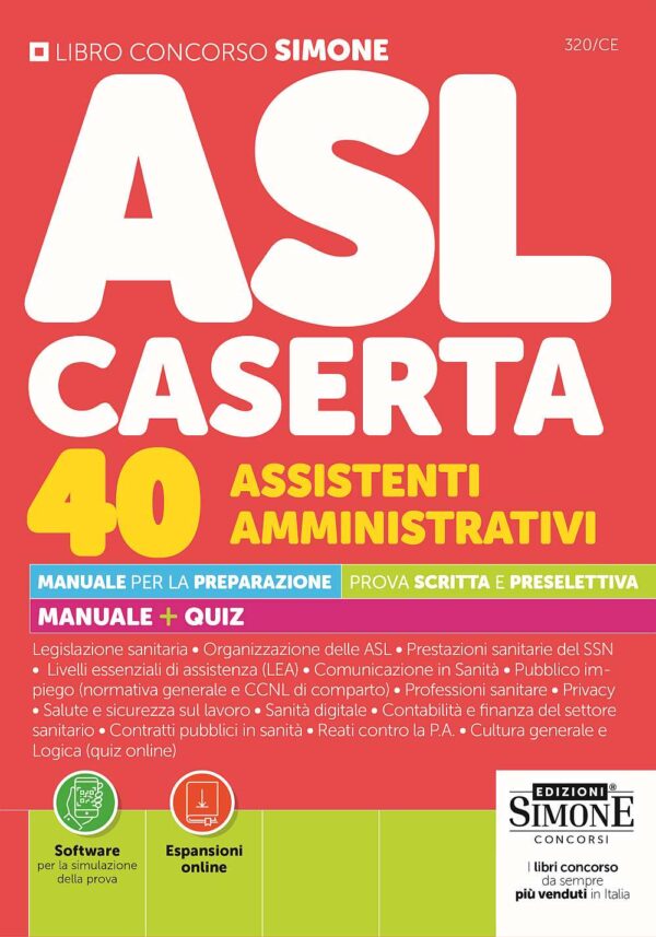 ASL Caserta 40 Assistenti Amministrativi - Manuale - 320/CE