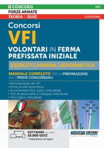 Concorsi VFP1 Volontari in Ferma Prefissata Iniziale -Esercito, Marina, Aeronautica - Manuale - NE/480