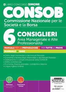 CONSOB – 6 Consiglieri Area Manageriale e Alte Professionalità - Manuale